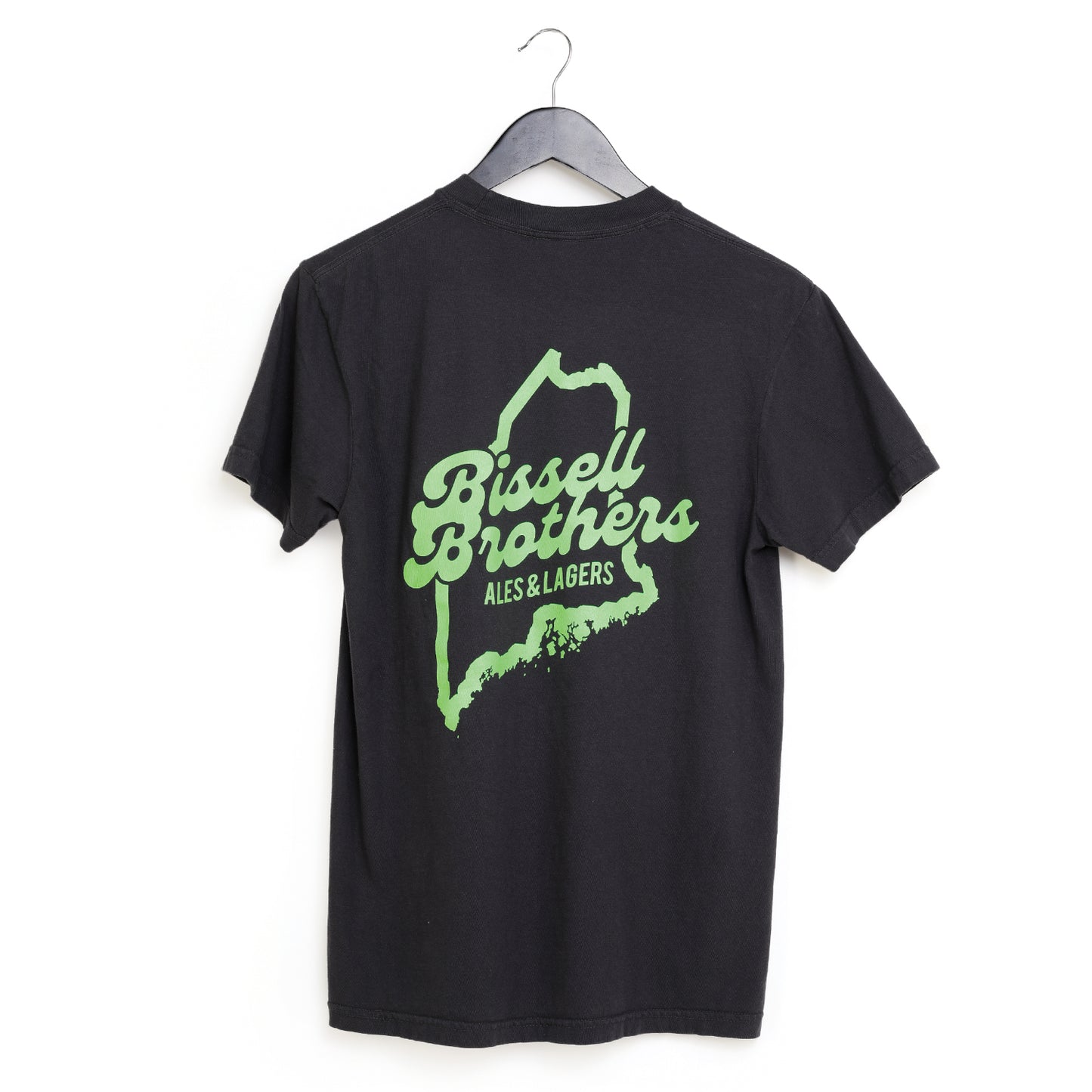 Black Pocket Logo Tee