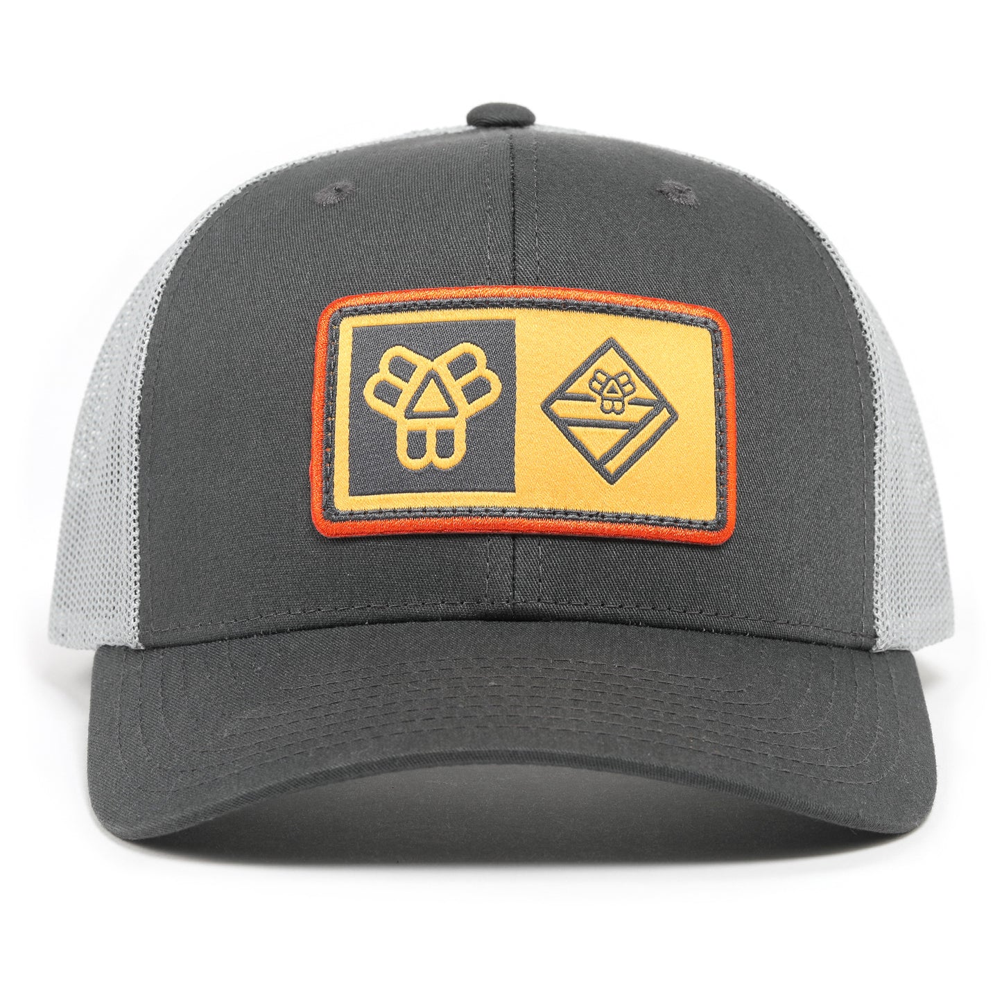Charcoal Dual Logo Trucker