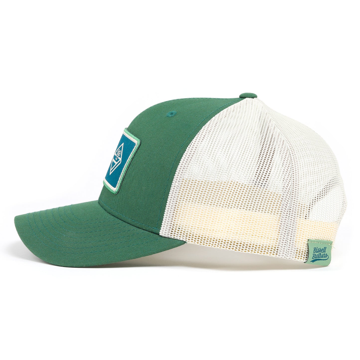 Green Dual Logo Trucker