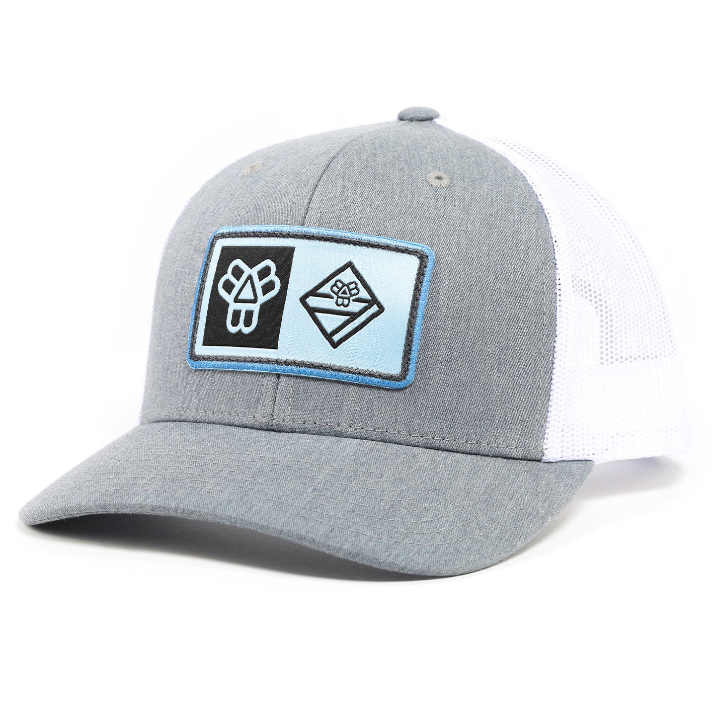 Heather Dual Logo Trucker