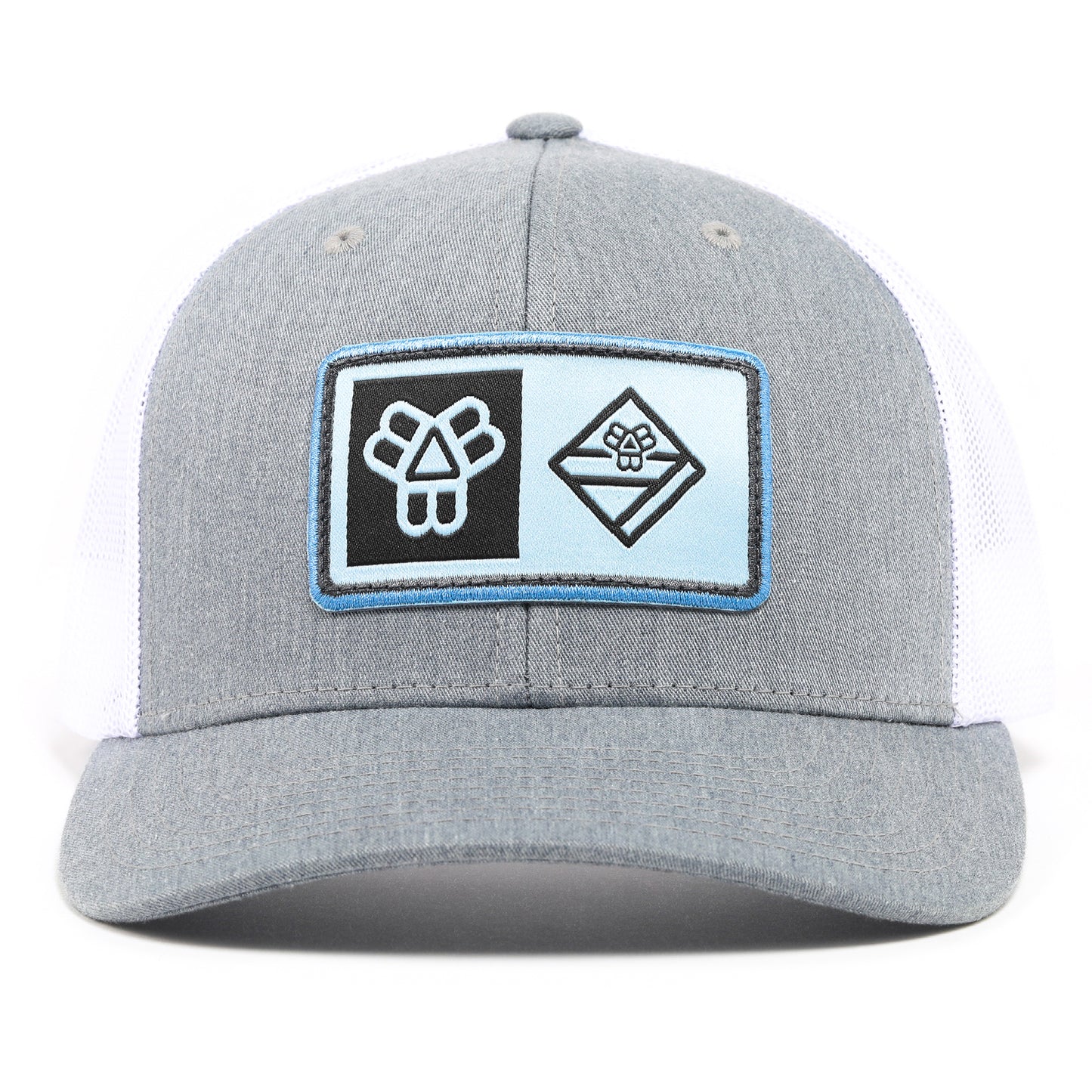 Heather Dual Logo Trucker