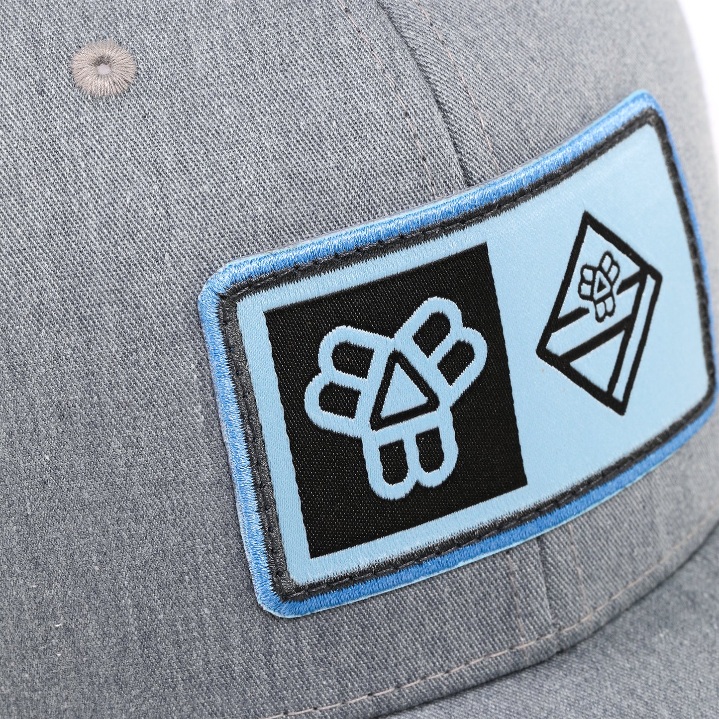 Heather Dual Logo Trucker