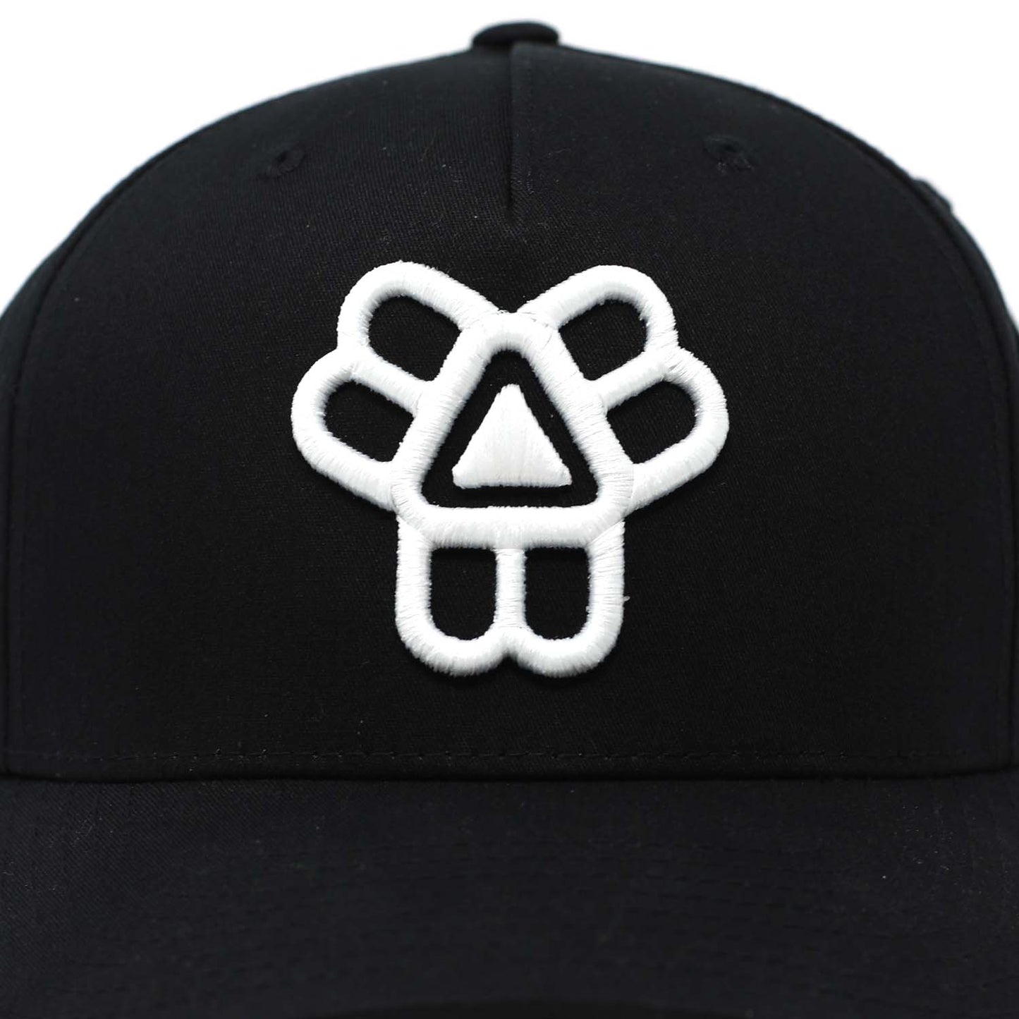 Mid-Profile Black Staple Hat