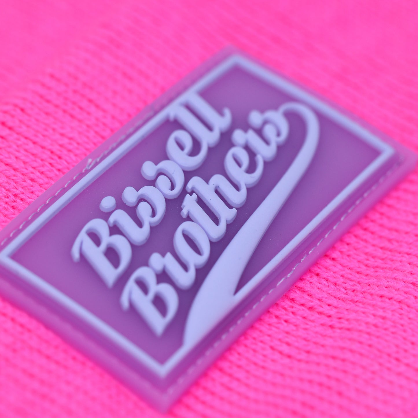Neon Pink Cuffed Beanie