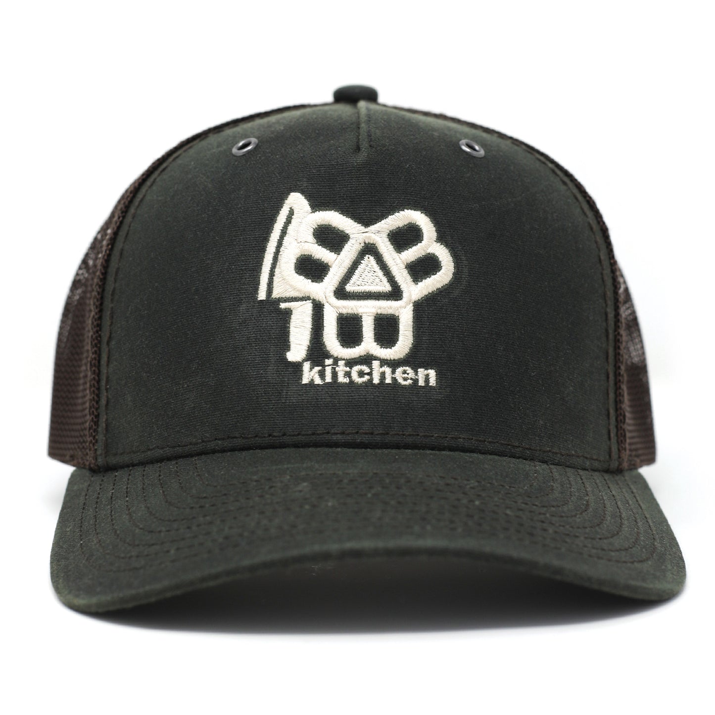 BBK Trucker Hat (Dark Olive / Coffee)