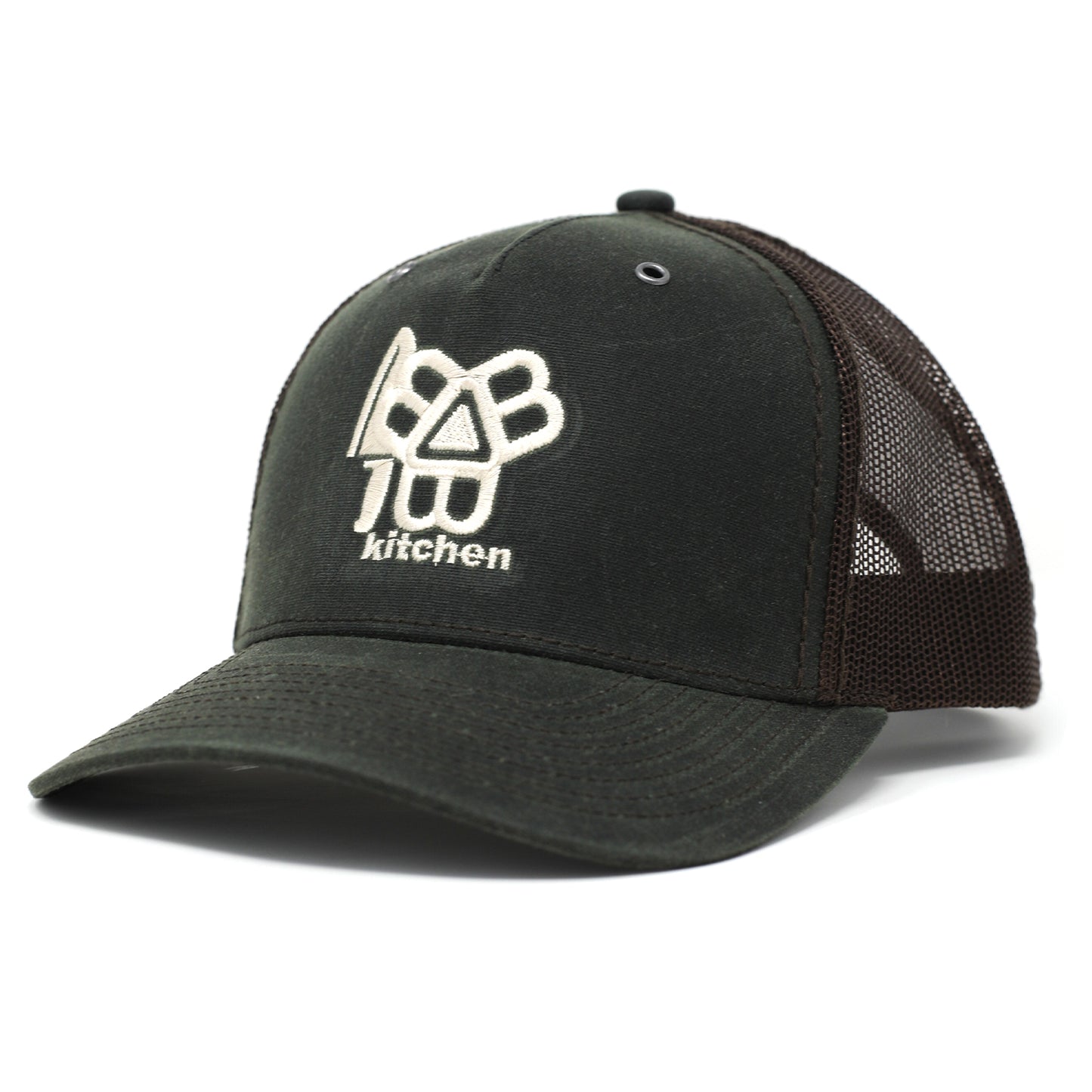 BBK Trucker Hat (Dark Olive / Coffee)