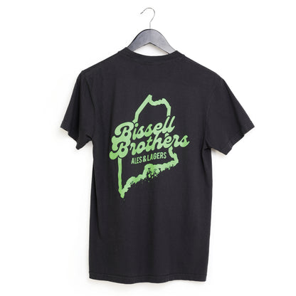 Black Pocket Logo Tee