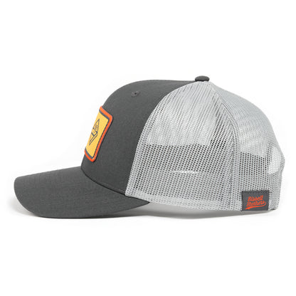 Charcoal Dual Logo Trucker