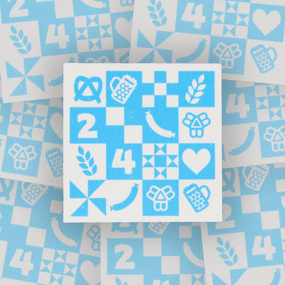 Festbier Quilt Sticker