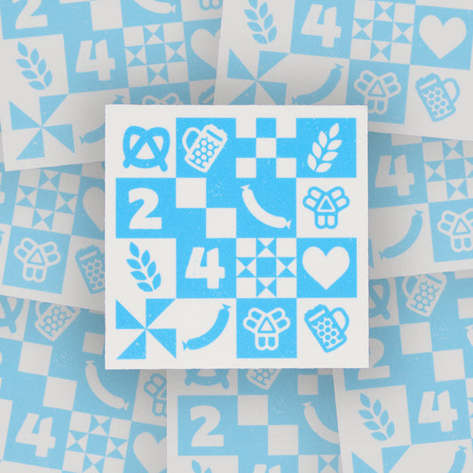 Festbier Quilt Sticker