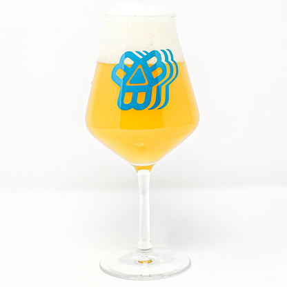 Tilt Logo 14oz Stemware - Blue