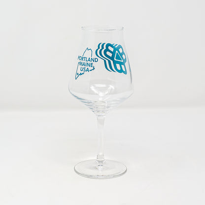 Tilt Logo 14oz Stemware - Blue