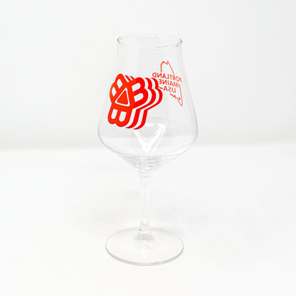 Tilt Logo 14oz Stemware - Orange