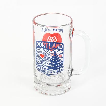 Hearts of Pine Collab Glass