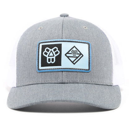 Heather Dual Logo Trucker