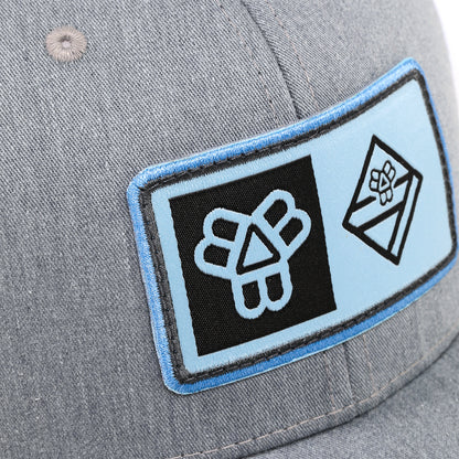 Heather Dual Logo Trucker