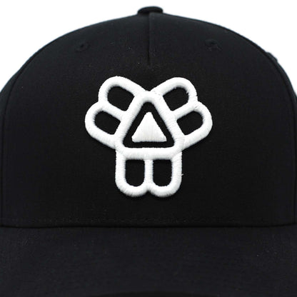 Mid-Profile Black Staple Hat
