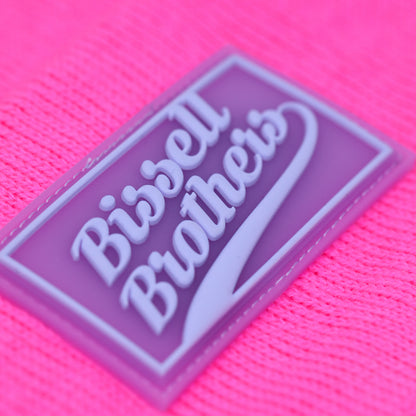 Neon Pink Cuffed Beanie