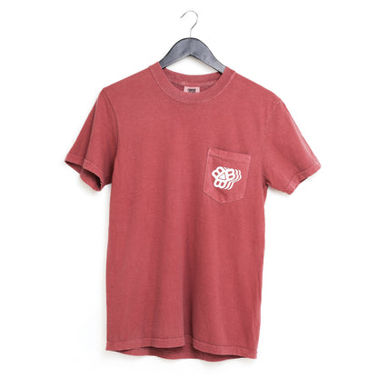 Red Pocket Logo Tee