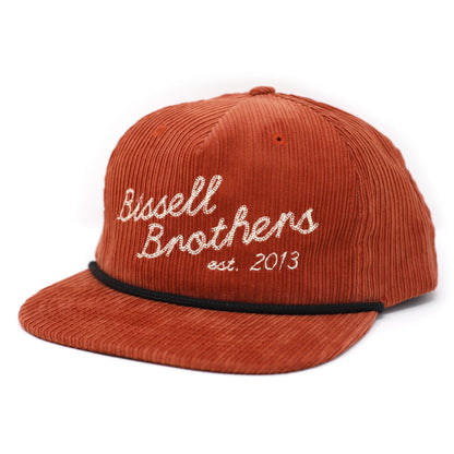 Rust Corduroy Rope Hat
