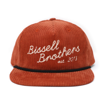 Rust Corduroy Rope Hat