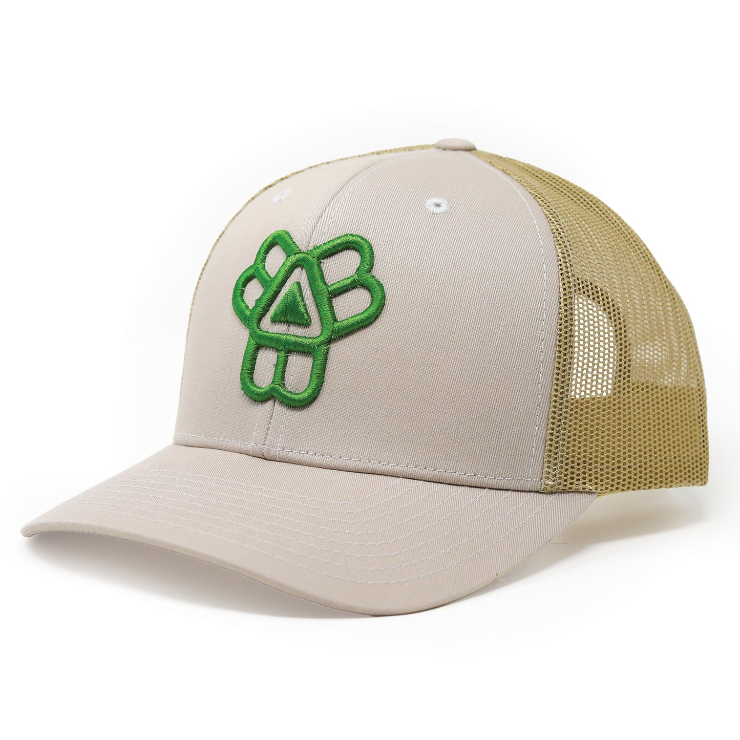 Summer Trucker - (Khaki / Green)