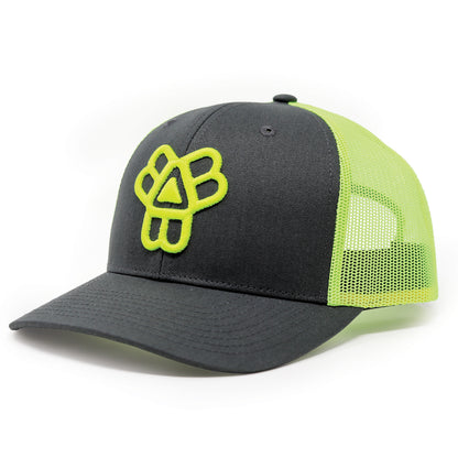 Summer Trucker - (Grey / Neon)