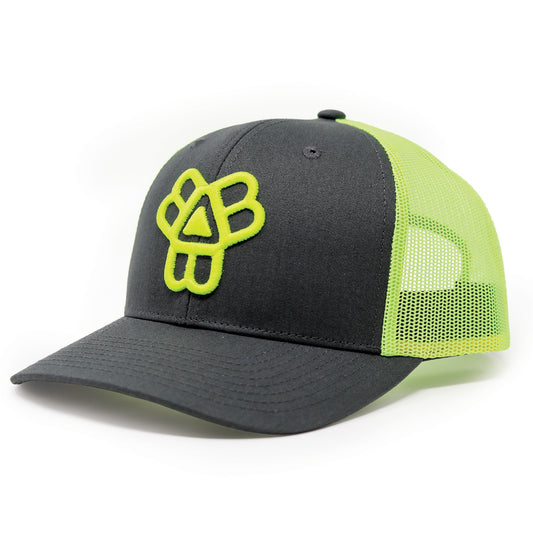 Summer Trucker - (Grey / Neon)