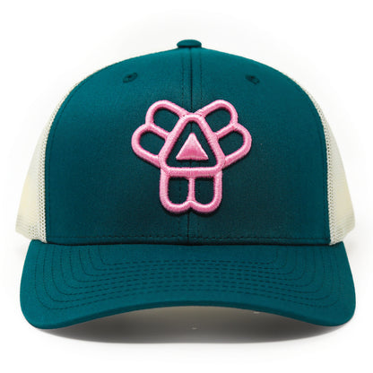 Summer Trucker - (Teal / Pink)